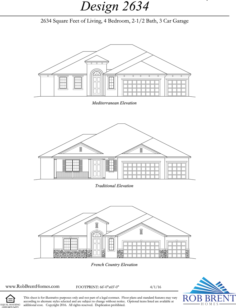 The Granby elevations